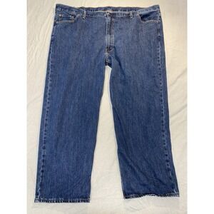 Levi's 550 Relaxed Fit Jeans Mens 56x32 Blue Medium Wash Big Tall Denim